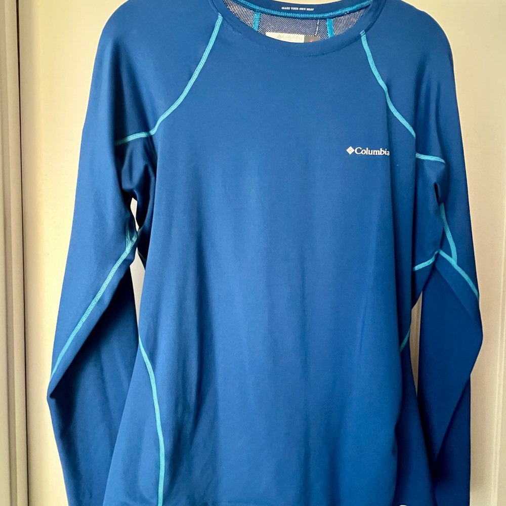 Columbia Vibrant Blue Performance Shirt- Size L/G